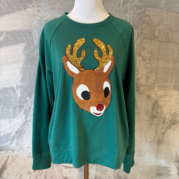 Christmas Sweater Rudolph the Red-Nosed Reindeer NWT - Picture 1 of 9